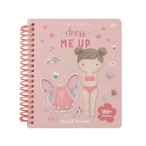 Little Dutch Anziehbuch Rosa & Friends